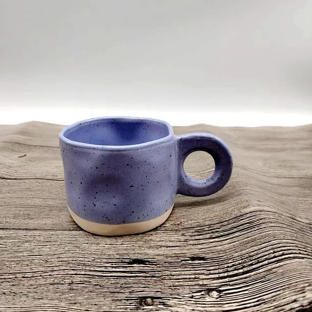 1pcs Ceramic Mugs Ring Handl Coffee Milk Modern Print Porcelain Mug Handmade Ceramic Hot Chocolate Cup Couple Handgrip Cups