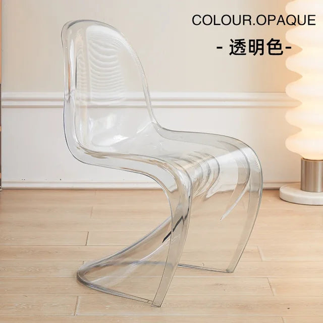 Acrylic Relaxing Dining Chairs Nordic Elegant Simple Modern Designer Chairs Ergonomic Designed Sillas De Comedor Furniture