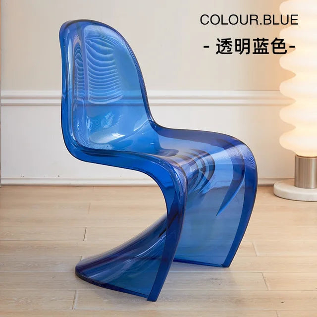 Acrylic Relaxing Dining Chairs Nordic Elegant Simple Modern Designer Chairs Ergonomic Designed Sillas De Comedor Furniture