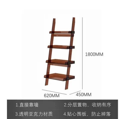 Acrylics Bookcases Luxury Plant Minimalist Transparent Reading Corner Library Open Bookshelf Makeup Estanteria Nordic Furniture