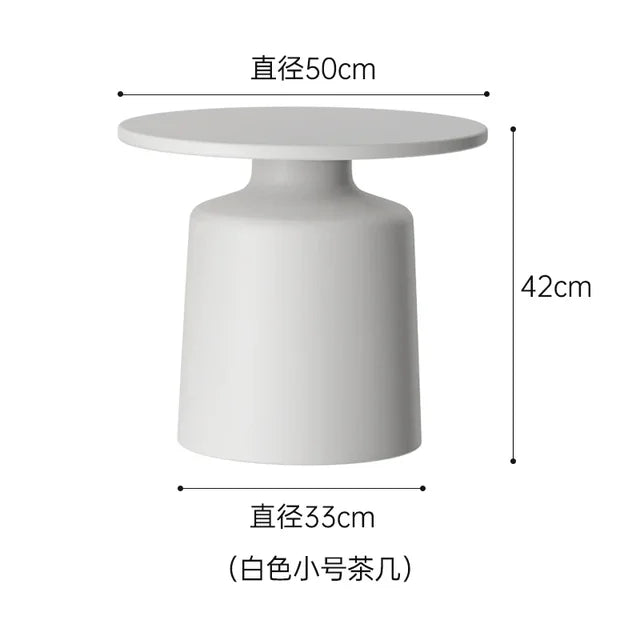 Bedroom Adjustable Coffee Table Nordic Organizer Storage Round Coffee Tables White Minimalist Stolik Kawowy Home Furniture