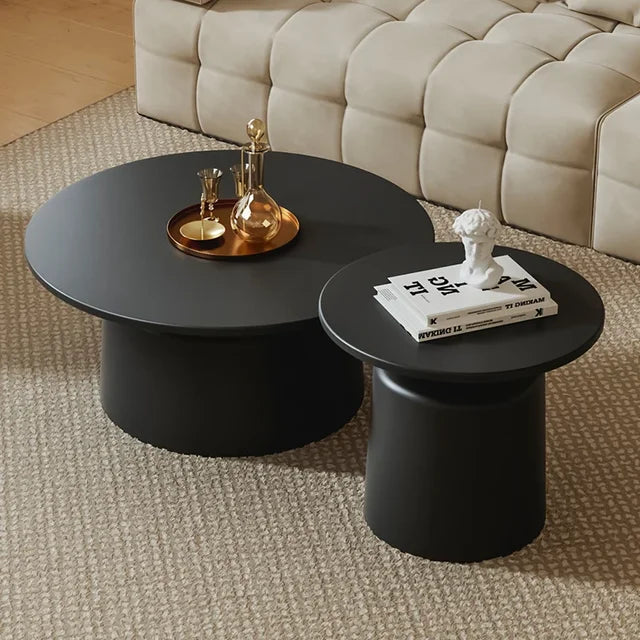 Bedroom Adjustable Coffee Table Nordic Organizer Storage Round Coffee Tables White Minimalist Stolik Kawowy Home Furniture