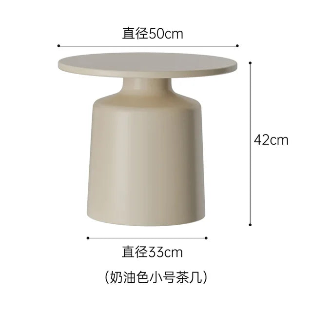 Bedroom Adjustable Coffee Table Nordic Organizer Storage Round Coffee Tables White Minimalist Stolik Kawowy Home Furniture