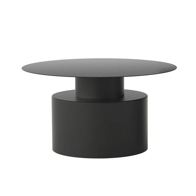 Black Center Coffee Table Modern Round Decor Living Room Console Dressing Coffee Table Small Space Nordic Minimalist Furniture