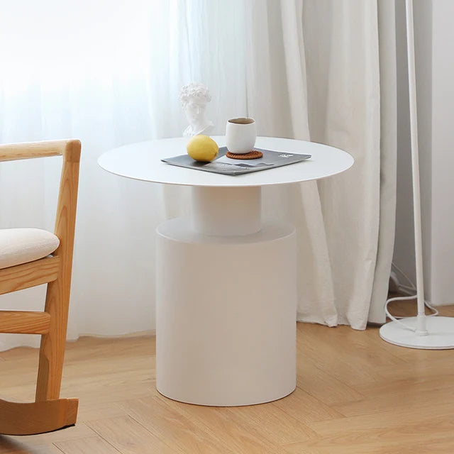 Black Center Coffee Table Modern Round Decor Living Room Console Dressing Coffee Table Small Space Nordic Minimalist Furniture