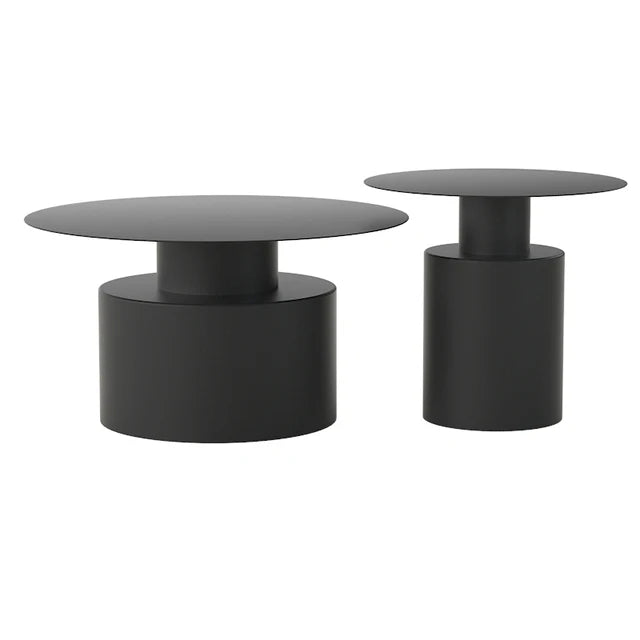 Black Center Coffee Table Modern Round Decor Living Room Console Dressing Coffee Table Small Space Nordic Minimalist Furniture