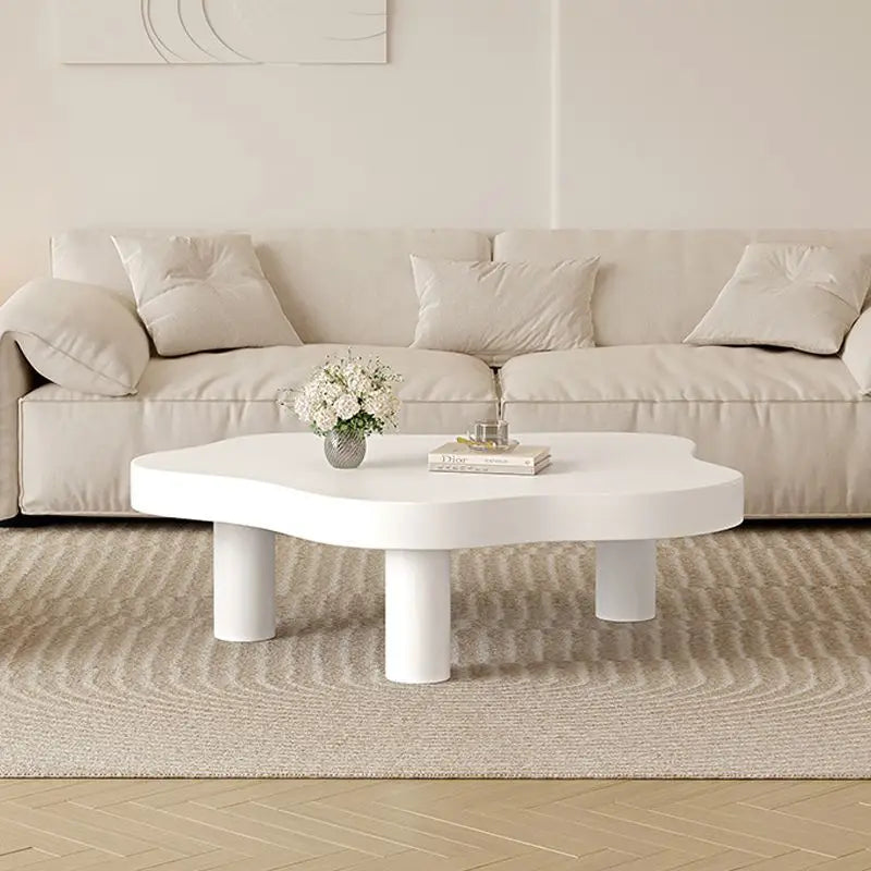 Cloud Coffee Table Black Japanese Luxury Cream Console Floor Desk Living Room Simple Lovely Style Dining Table Nordic Furniture