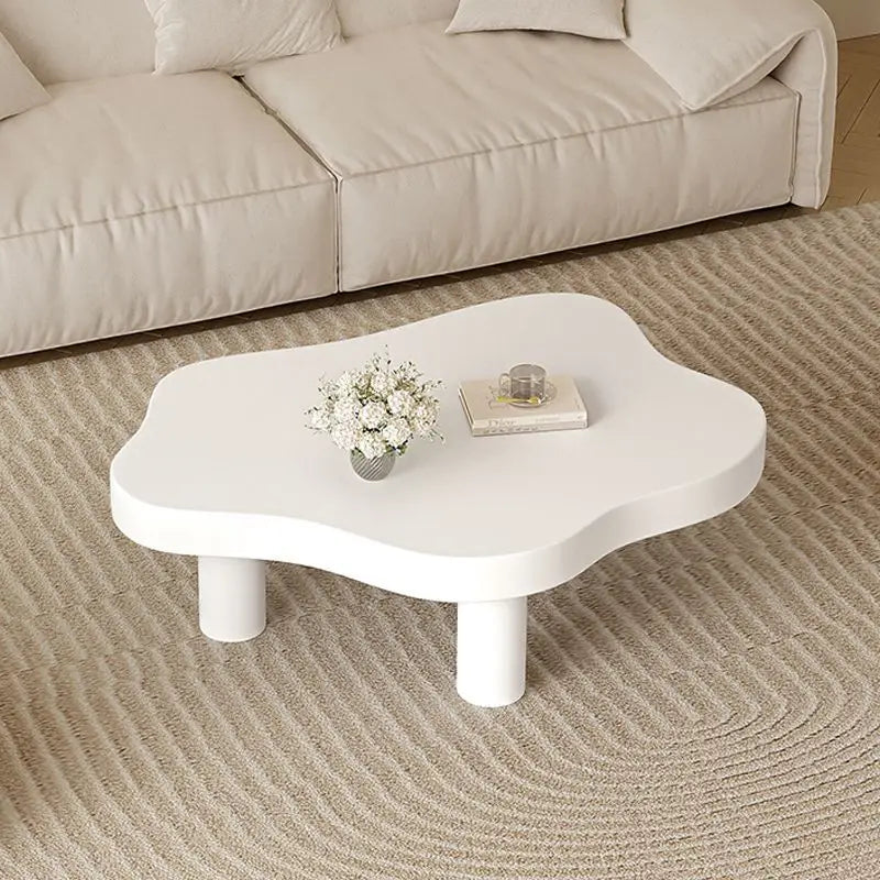 Cloud Coffee Table Black Japanese Luxury Cream Console Floor Desk Living Room Simple Lovely Style Dining Table Nordic Furniture