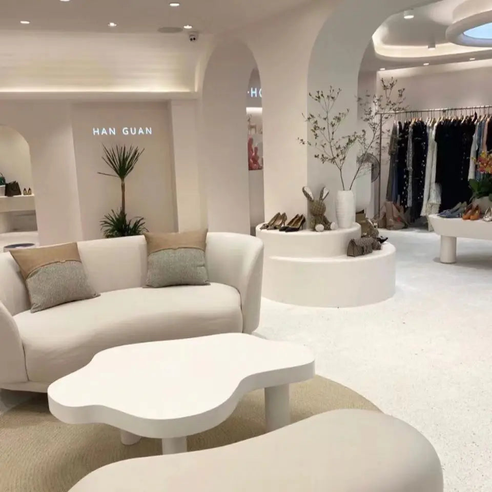 Cloud Coffee Table Black Japanese Luxury Cream Console Floor Desk Living Room Simple Lovely Style Dining Table Nordic Furniture