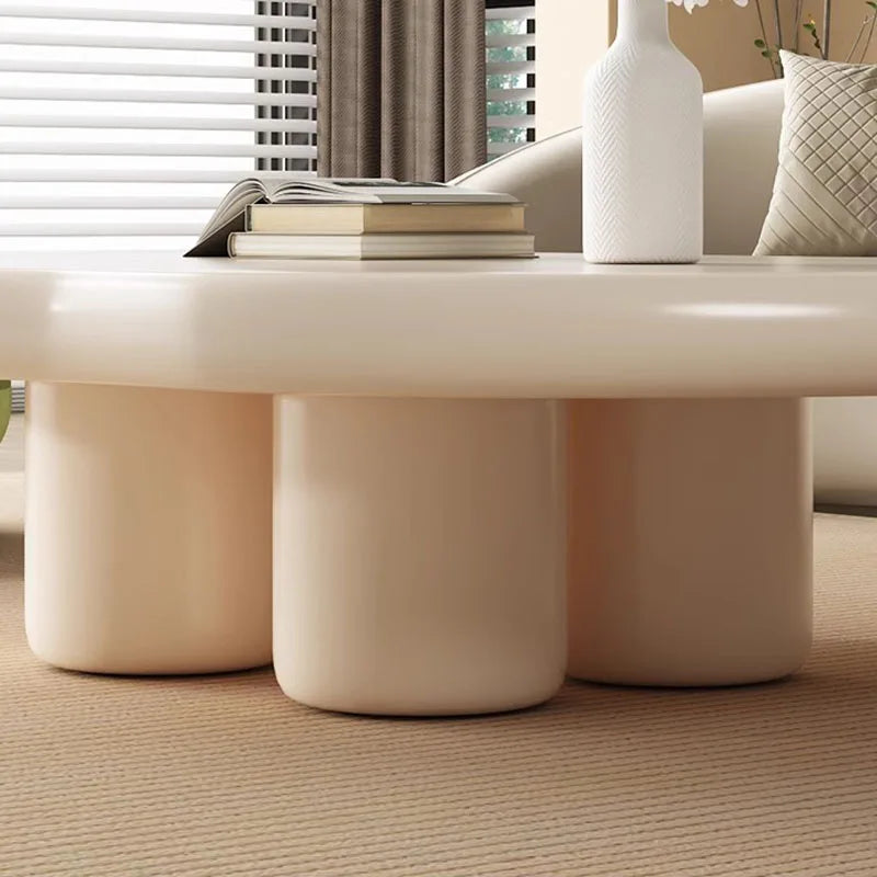 Cloud White Coffee Table Living Room Luxury Nordic Small Apartment Coffee Tables Minimalist Cute Unique Tisch Home Furniture