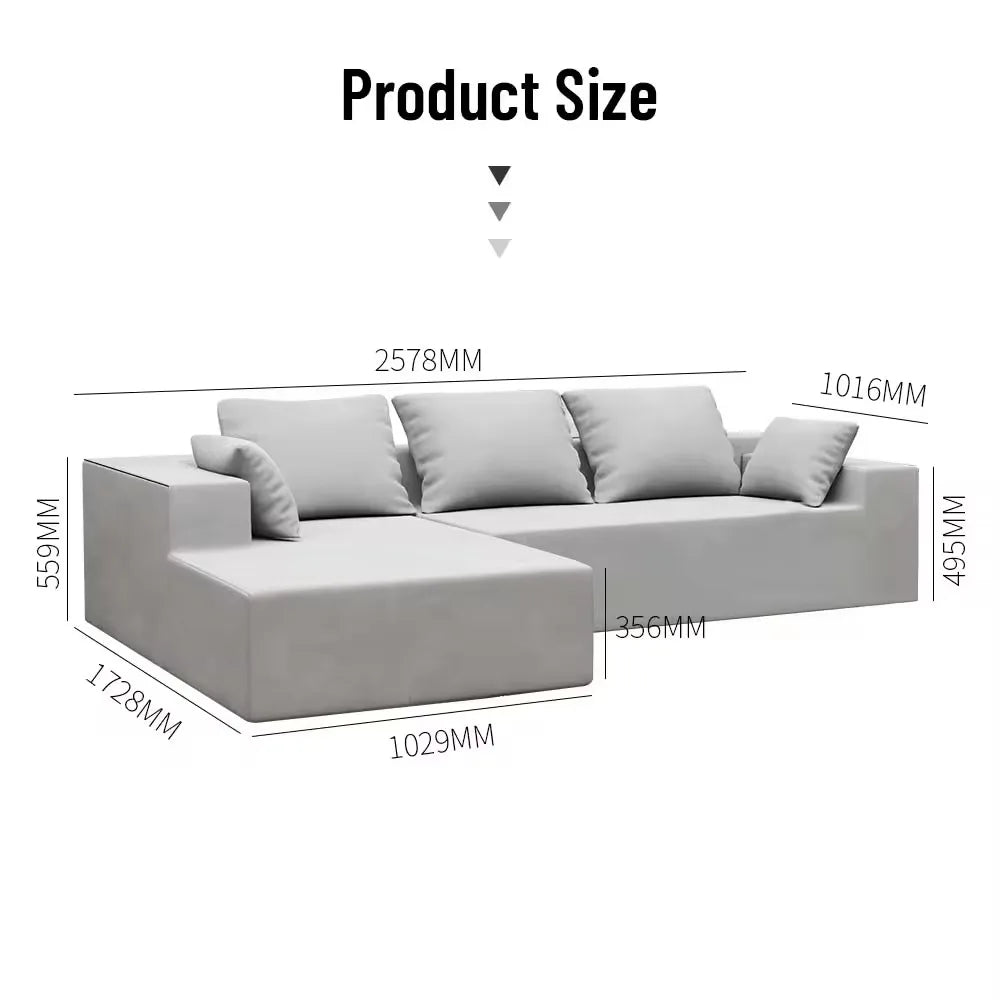 Custom modular compression sofa salon white combination sofa living room I/ L-shaped sofa