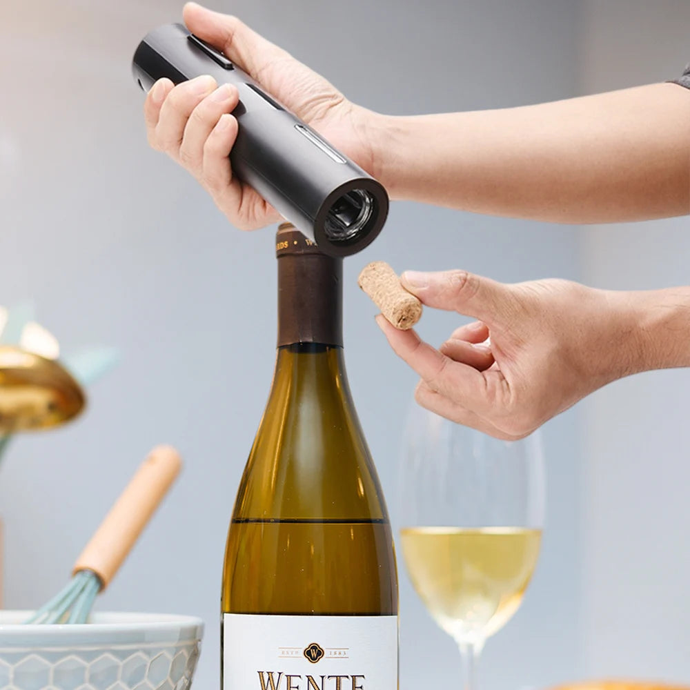 Automatische Flesopener Voor Rode Wijn Foliesnijder Elektrische Rode Wijn Openers Jar Opener Keuken Accessoires Gadgets Flesopener
