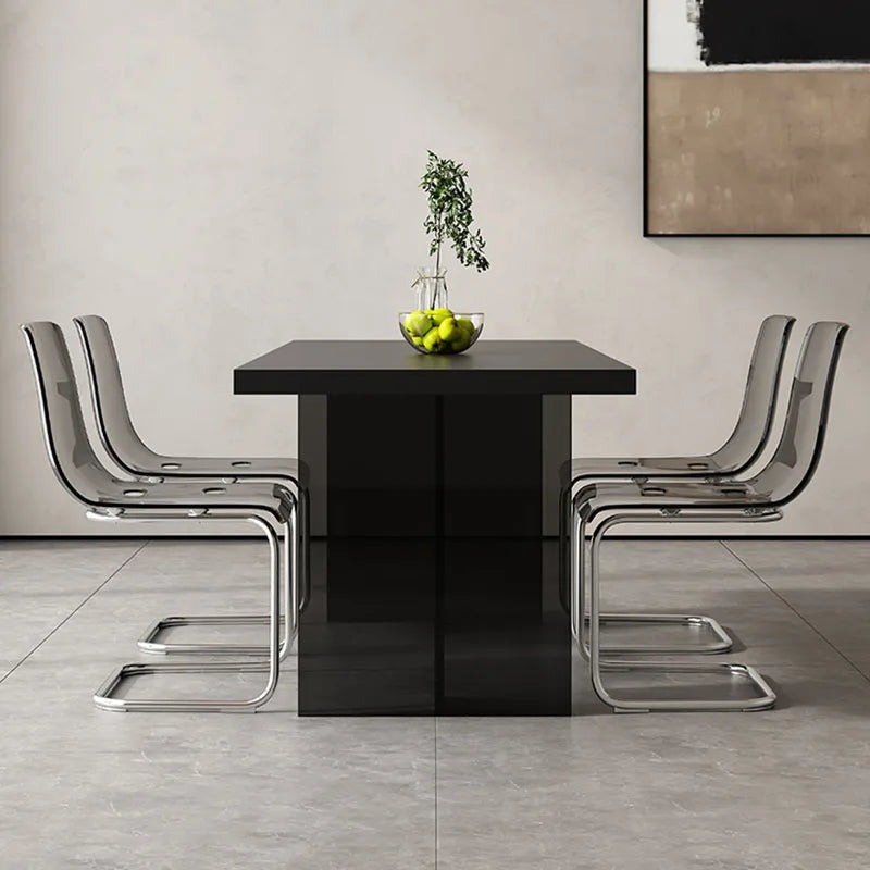 High Center Dining Table Living Room Luxury Minimalist Designer Dining Table Hotel Lobby Rectangle Mesas De Jantar Furniture