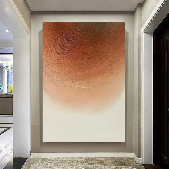 Hot Sale Large Size Handmade Pure White Line Texture Canvas Abstract Oil Painting Modern Fashion Home Decoration Frameless Offic