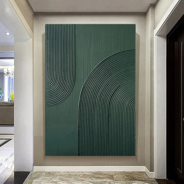 Hot Sale Large Size Handmade Pure White Line Texture Canvas Abstract Oil Painting Modern Fashion Home Decoration Frameless Offic