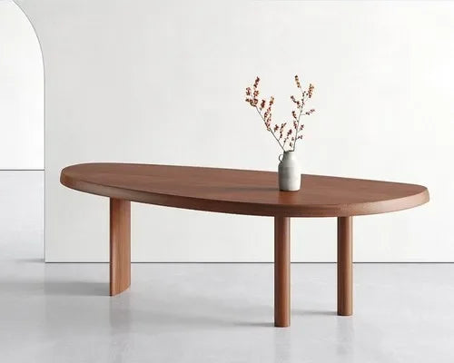 Living Room Low Lying Dining Table Wood Light Simple Japanese Antique Dining Tables Irregular Small Silla Living Room Furniture