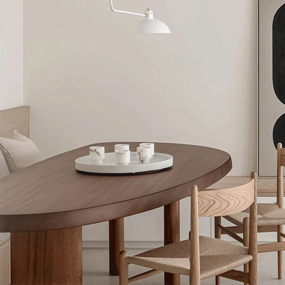 Living Room Low Lying Dining Table Wood Light Simple Japanese Antique Dining Tables Irregular Small Silla Living Room Furniture