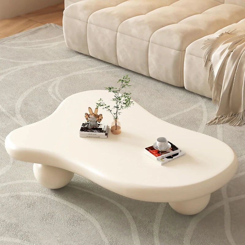 Luxury Modern Coffee Tables Living Room Irregular Ornaments Coffee Table Storage Aesthetic White Center Muebles Home Furniture