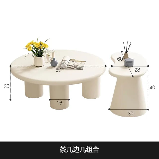 Luxury Round Fashion Coffee Tables Minimalist Modern Small Mini Coffee Table Kawaii Cute Muebles Para El Hogar Home Furniture