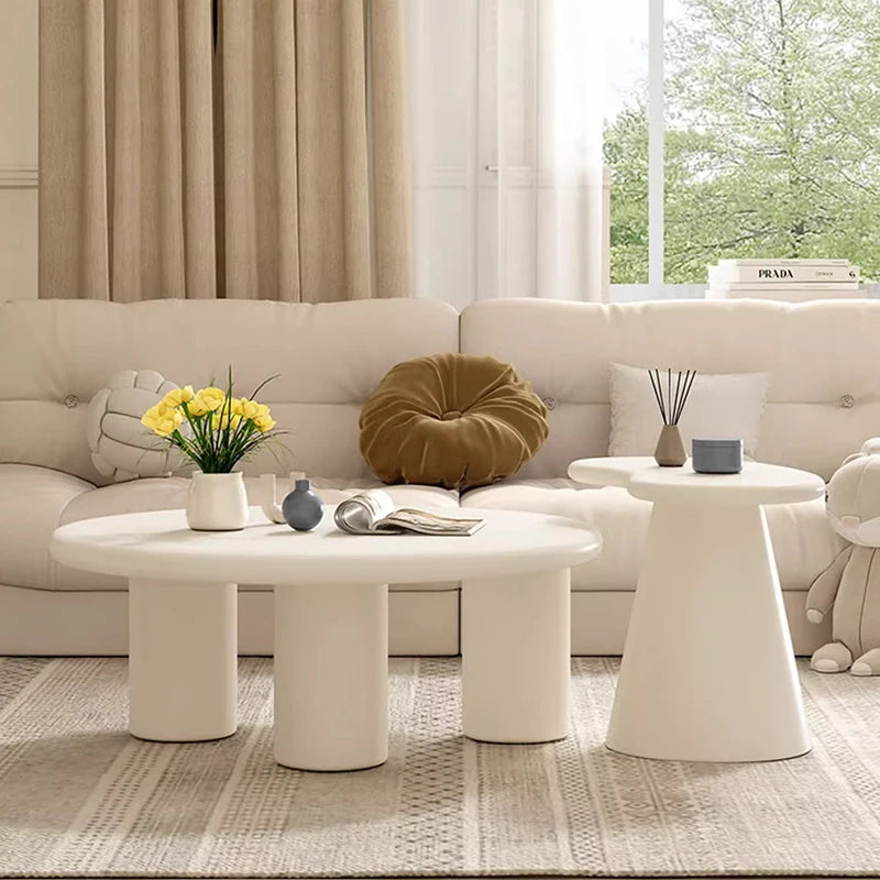 Luxury Round Fashion Coffee Tables Minimalist Modern Small Mini Coffee Table Kawaii Cute Muebles Para El Hogar Home Furniture