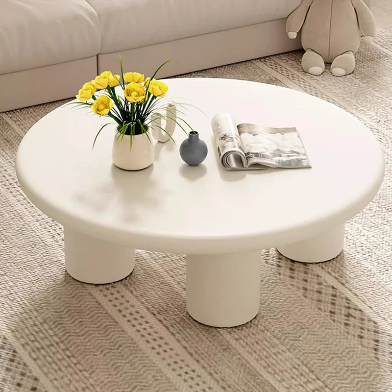 Luxury Round Fashion Coffee Tables Minimalist Modern Small Mini Coffee Table Kawaii Cute Muebles Para El Hogar Home Furniture