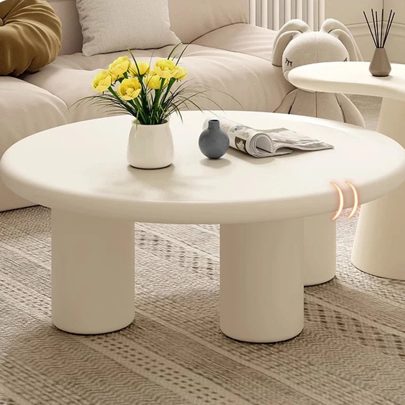 Luxury Round Fashion Coffee Tables Minimalist Modern Small Mini Coffee Table Kawaii Cute Muebles Para El Hogar Home Furniture