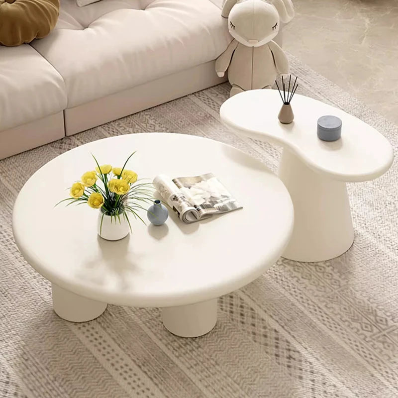 Luxury Round Fashion Coffee Tables Minimalist Modern Small Mini Coffee Table Kawaii Cute Muebles Para El Hogar Home Furniture