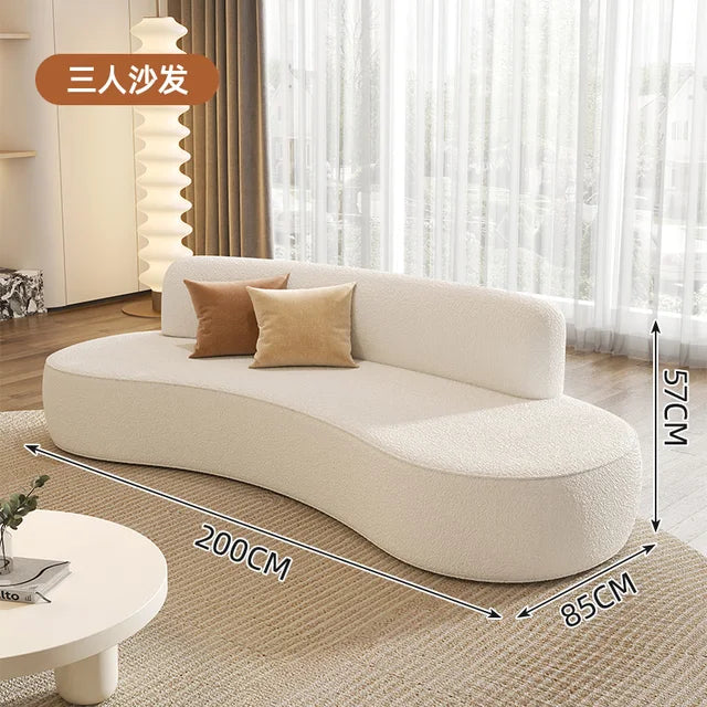 Modern Background Living Room Sofas Minimalist Sectional Apartment Office Sofas Elegant Relaxing Woonkamer Banken Furnitures
