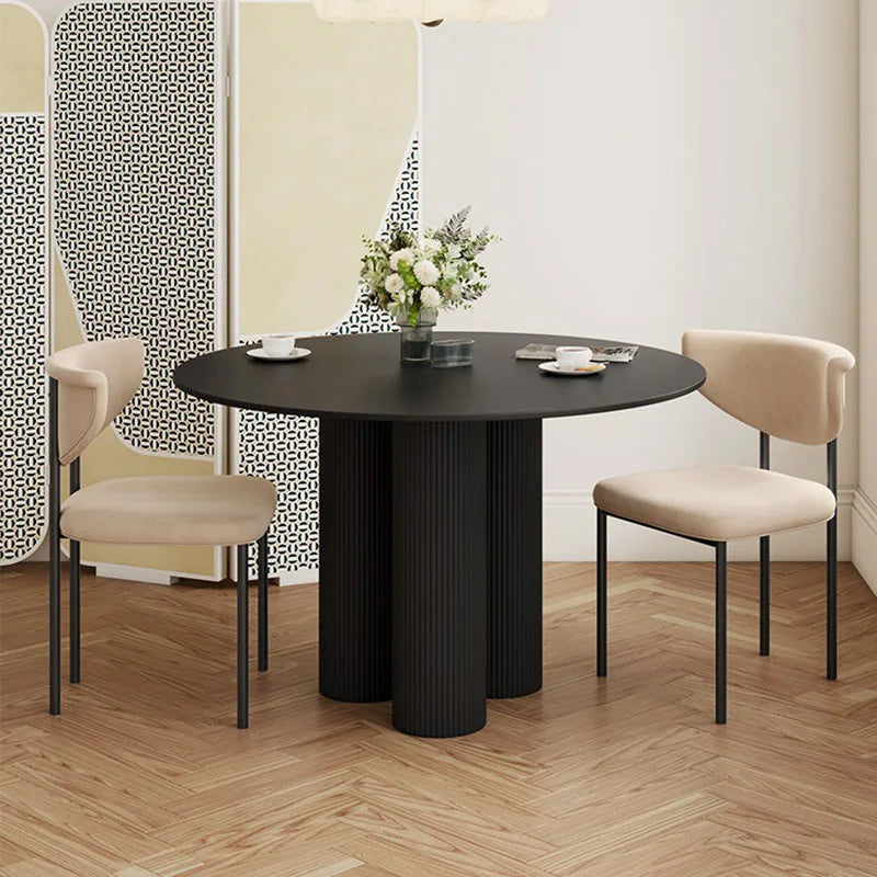 Ronde eettafel Storm zwart
