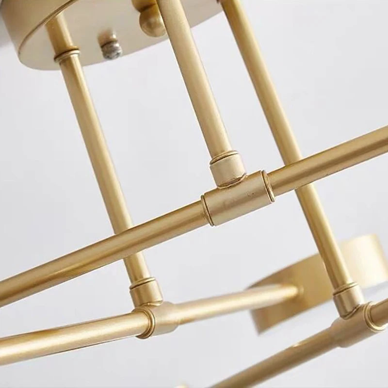 Modern LED Ceiling Chandelier White 6 Heads Hanging Lamp Light For Ceiling Dining Living Rooms Bedroom Hall Home Decor Fixtures