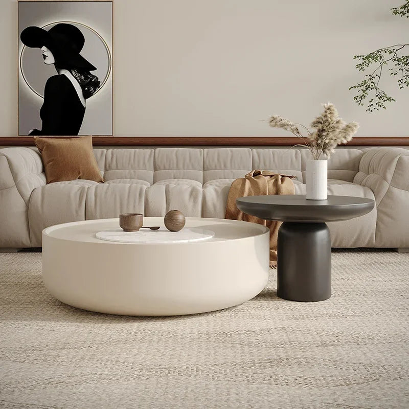 Modern Simple Coffee Tables White Nordicunique Storage Side Table Premium Minimalist Mesa Auxiliar Salon Living Room Furniture