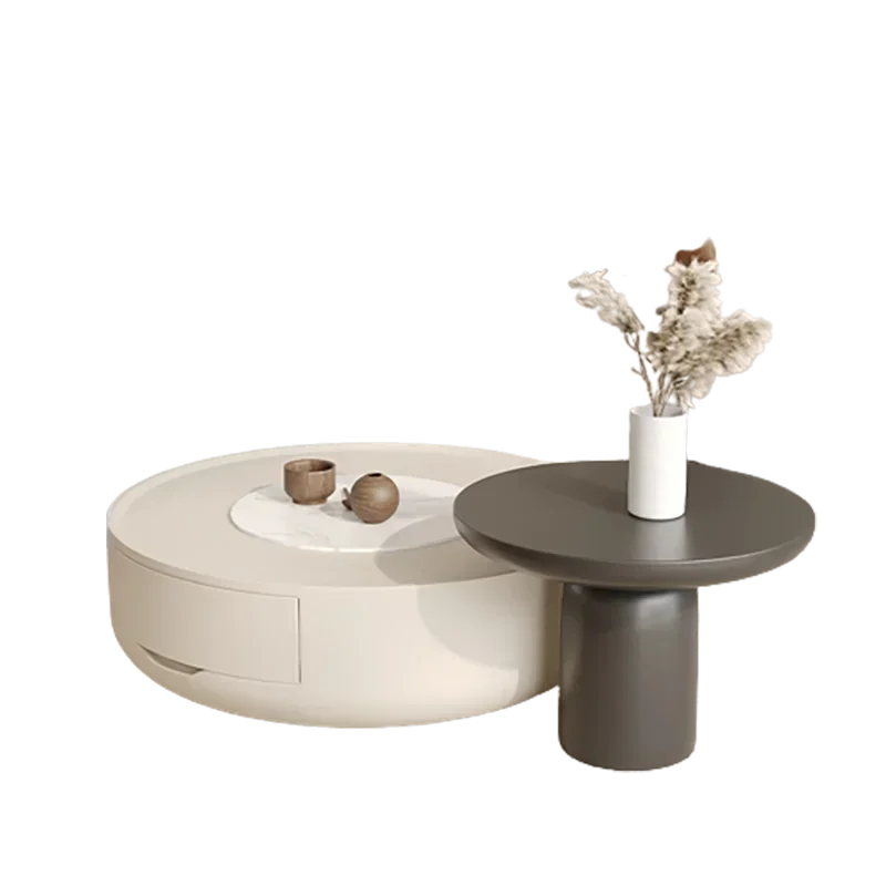 Modern Simple Coffee Tables White Nordicunique Storage Side Table Premium Minimalist Mesa Auxiliar Salon Living Room Furniture