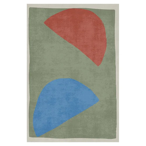 Abstract modern vloerkleed