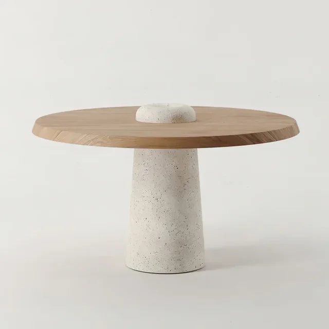 Ronde eettafel Naturel stone
