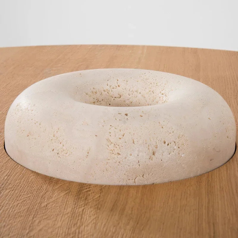 Ronde eettafel Naturel stone