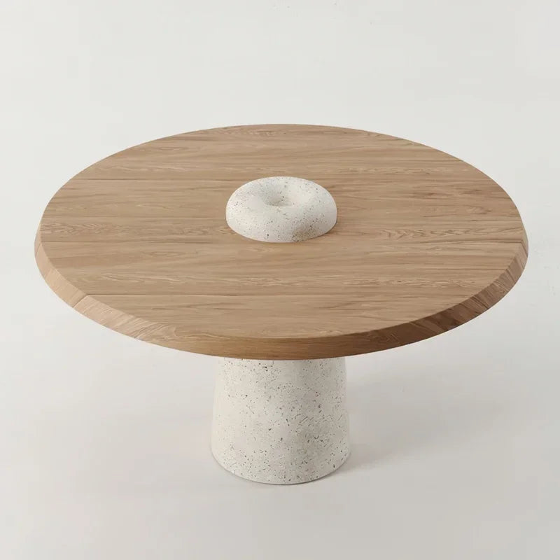 Ronde eettafel Naturel stone