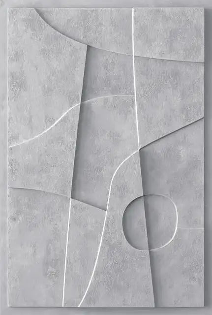 Nordic 3D Effect Geometric Canvas Painting Wall Art Abstract Minimalist Lines Art Poster Prints For Living Room Home Decor Mural