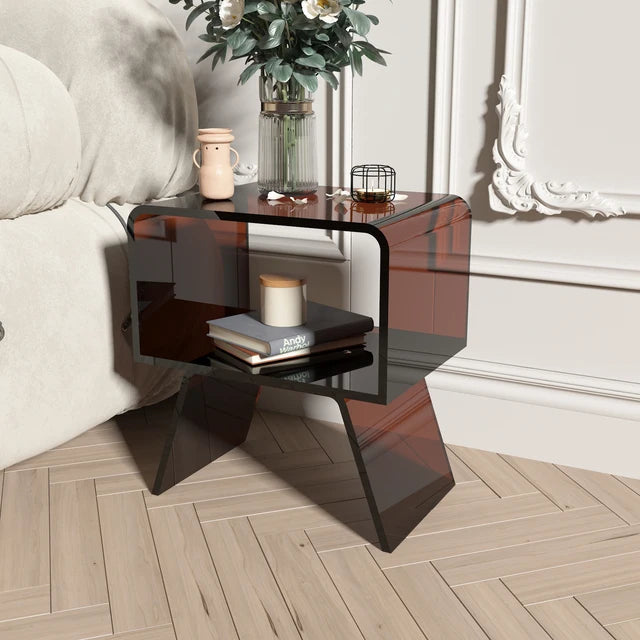 Nordic Furniture Acrylic Coffee Table Living Room Furniture Transparent Sofa Side Table Creative Home Accessories Bedside Tables
