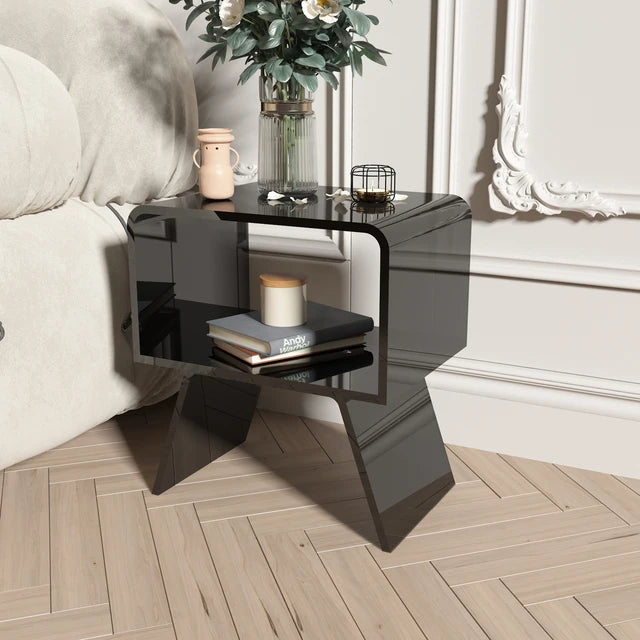 Nordic Furniture Acrylic Coffee Table Living Room Furniture Transparent Sofa Side Table Creative Home Accessories Bedside Tables