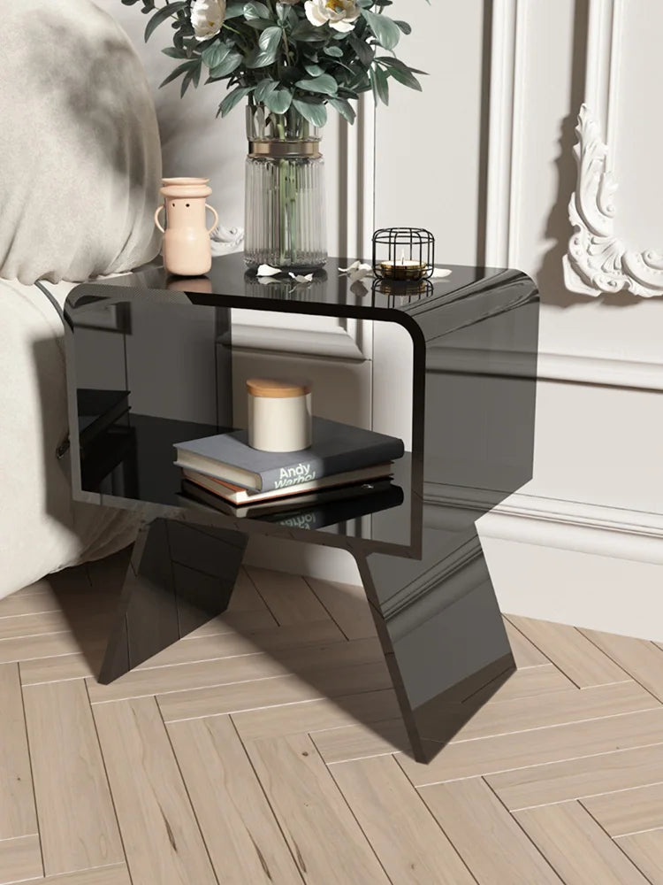 Nordic Furniture Acrylic Coffee Table Living Room Furniture Transparent Sofa Side Table Creative Home Accessories Bedside Tables