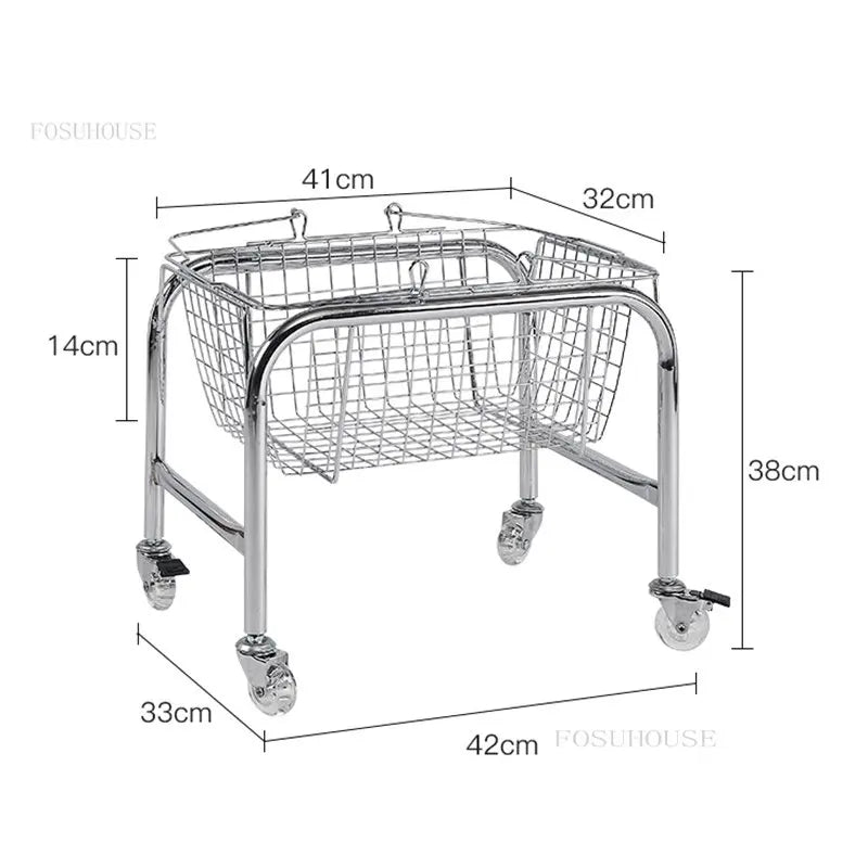 Nordic Metal Coffee Table Modern Minimalist Movable Trolley Creative Sofa Side Table Medieval Corner Table Living Room Furniture