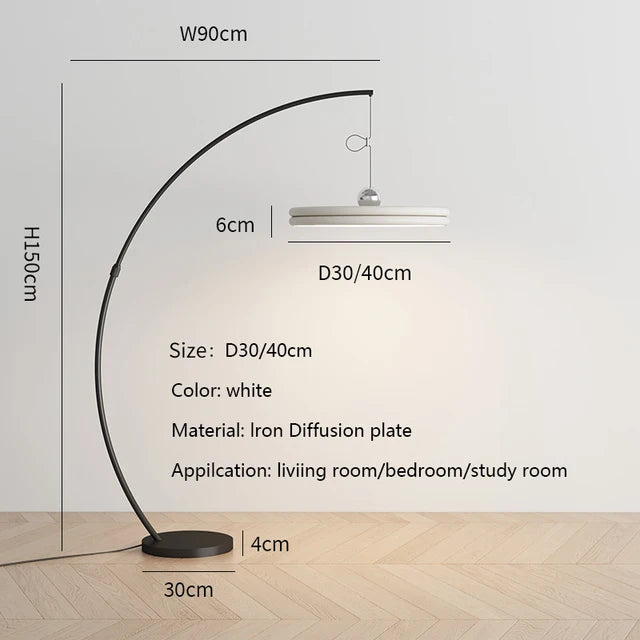 Nordic Minimalism LED Floor Lamps Modern Light Luxury Living Room Fishing Lamp Bedroom Vertical Table Home Decor Lights Fixtures