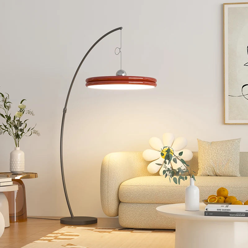 Nordic Minimalism LED Floor Lamps Modern Light Luxury Living Room Fishing Lamp Bedroom Vertical Table Home Decor Lights Fixtures