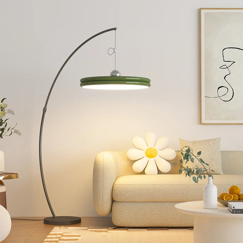 Nordic Minimalism LED Floor Lamps Modern Light Luxury Living Room Fishing Lamp Bedroom Vertical Table Home Decor Lights Fixtures