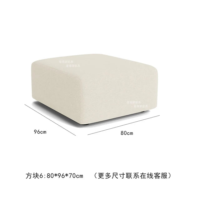 Nordic Modern Modular Sofa Italian Minimalist Internet Famous Piano Key Sofa Creative Designer Curved Sofa Combination