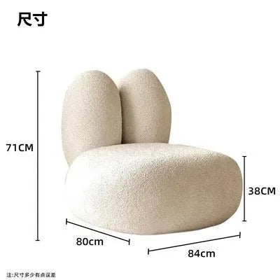 Nordic Style Relax Sofa Bed Stretch Modern Floor Couch White Salon Lambswool Modular Large Canape Mueble Living Home Furniture