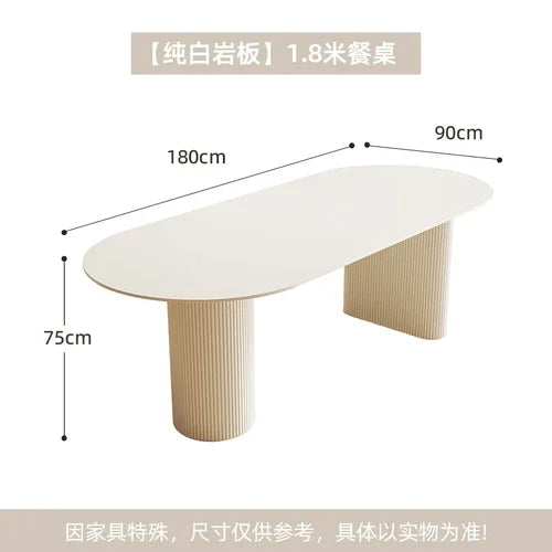 Replica Modern Dining Table Luxury Rustic Nordic Center Living Room Dining Table Hotel Mesas De Comedor Marble Furniture HDH