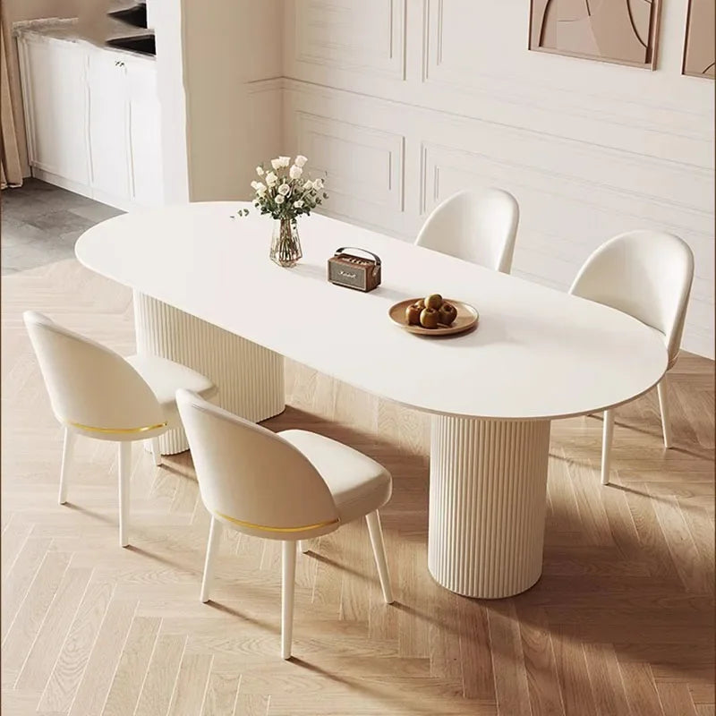 Replica Modern Dining Table Luxury Rustic Nordic Center Living Room Dining Table Hotel Mesas De Comedor Marble Furniture HDH