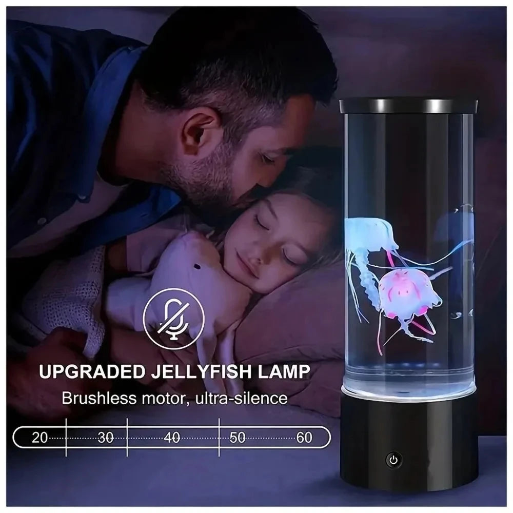 7 Kleuren Veranderende Kwallen Lamp Tafel Nachtlampje Kid Home Slaapkamer Decor Jongen Meisje Verjaardag Cadeau Desktop Decor Lamp Klein Formaat