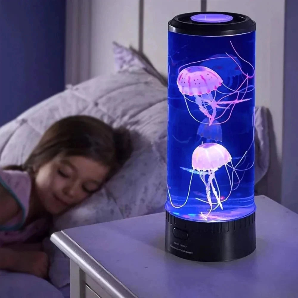 7 Kleuren Veranderende Kwallen Lamp Tafel Nachtlampje Kid Home Slaapkamer Decor Jongen Meisje Verjaardag Cadeau Desktop Decor Lamp Klein Formaat